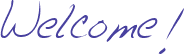 Welcome!